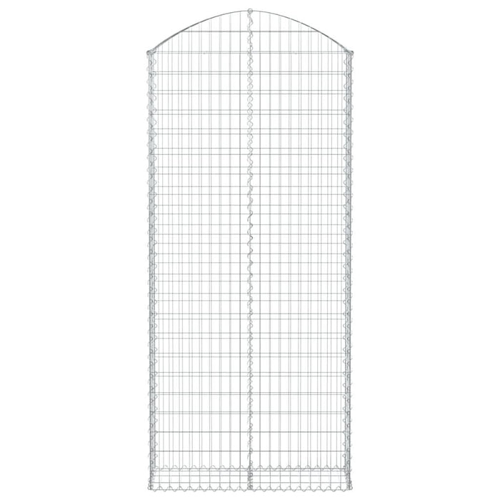Coș gabion arcuit, 100x30x220/240 cm, fier galvanizat - WALTI WALTI
