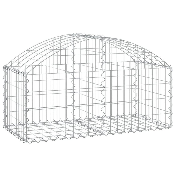 Coș gabion arcuit, 100x50x40/60 cm, fier galvanizat - WALTI WALTI