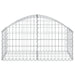 Coș gabion arcuit, 100x50x40/60 cm, fier galvanizat - WALTI WALTI