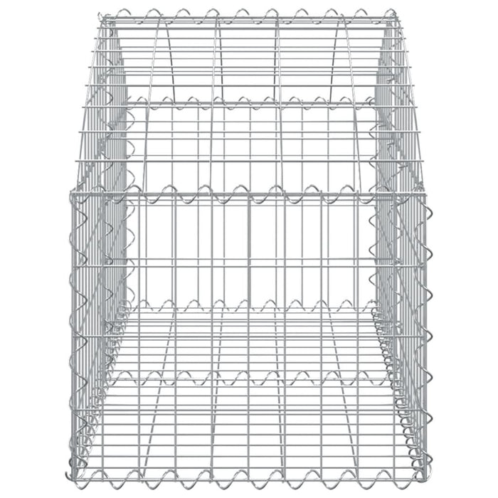 Coș gabion arcuit, 100x50x40/60 cm, fier galvanizat - WALTI WALTI