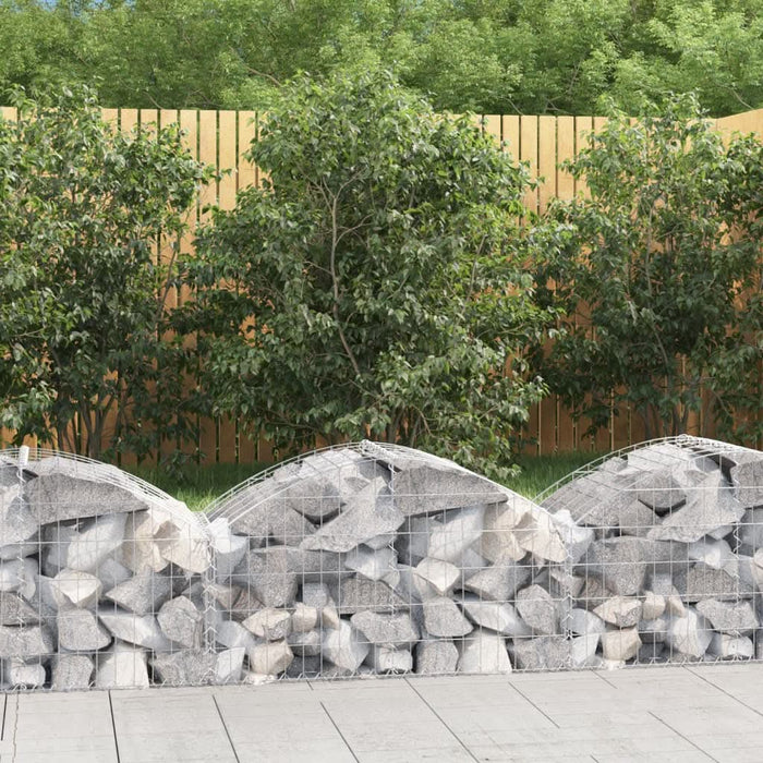Coș gabion arcuit, 100x50x40/60 cm, fier galvanizat - WALTI WALTI
