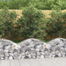 Coș gabion arcuit, 100x50x40/60 cm, fier galvanizat - WALTI WALTI