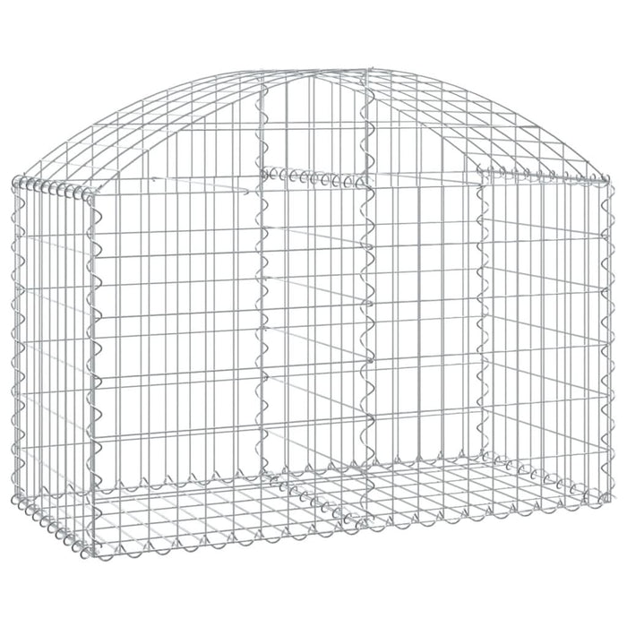 Coș gabion arcuit, 100x50x60/80 cm, fier galvanizat - WALTI WALTI