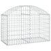 Coș gabion arcuit, 100x50x60/80 cm, fier galvanizat - WALTI WALTI