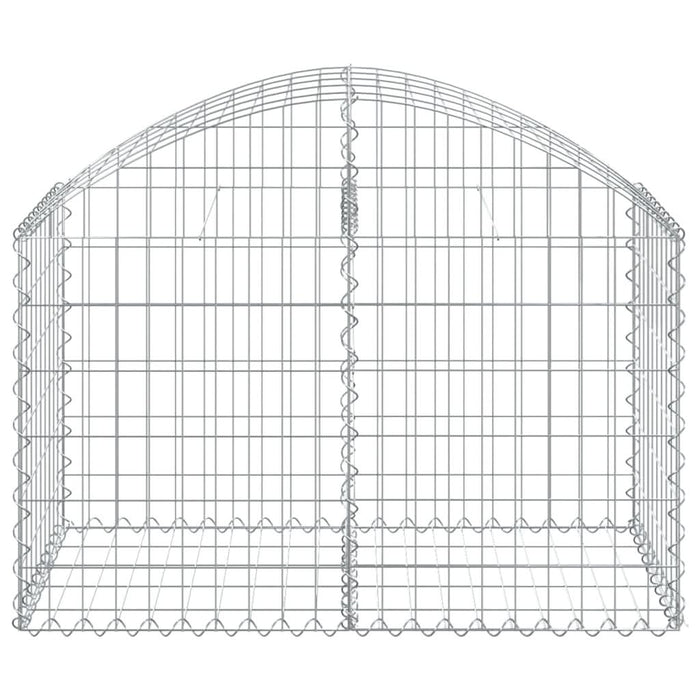 Coș gabion arcuit, 100x50x60/80 cm, fier galvanizat - WALTI WALTI