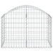 Coș gabion arcuit, 100x50x60/80 cm, fier galvanizat - WALTI WALTI