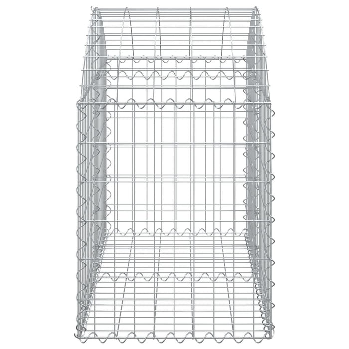 Coș gabion arcuit, 100x50x60/80 cm, fier galvanizat - WALTI WALTI