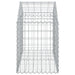 Coș gabion arcuit, 100x50x60/80 cm, fier galvanizat - WALTI WALTI