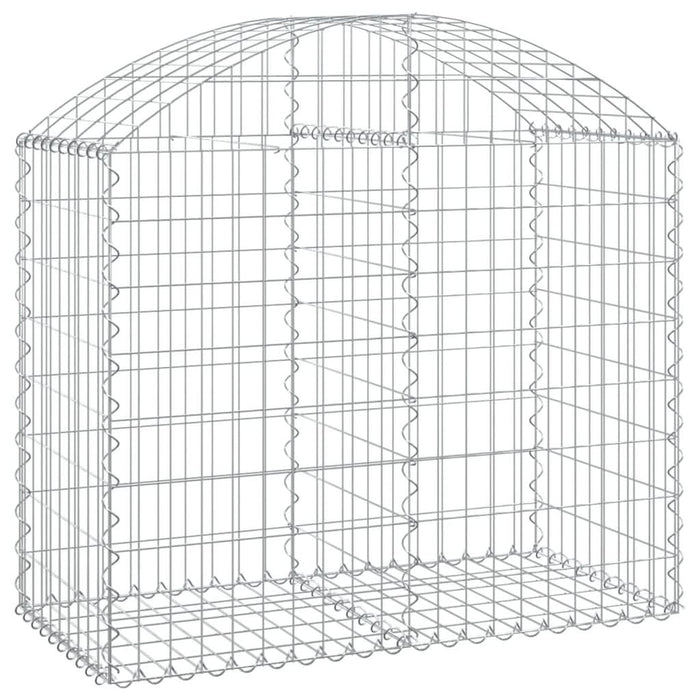 Coș gabion arcuit, 100x50x80/100 cm, fier galvanizat - WALTI WALTI