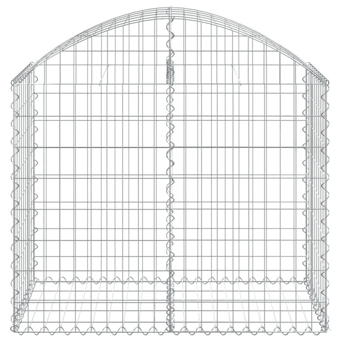 Coș gabion arcuit, 100x50x80/100 cm, fier galvanizat - WALTI WALTI