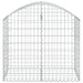 Coș gabion arcuit, 100x50x80/100 cm, fier galvanizat - WALTI WALTI