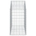 Coș gabion arcuit, 100x50x80/100 cm, fier galvanizat - WALTI WALTI
