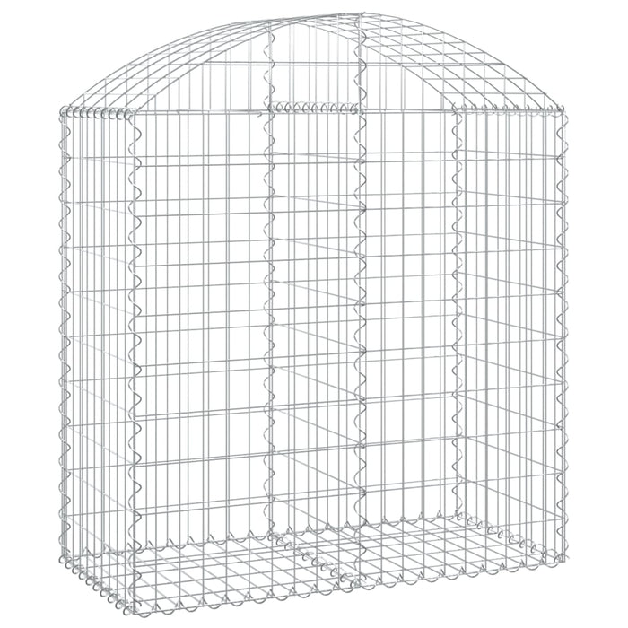 Coș gabion arcuit, 100x50x100/120 cm, fier galvanizat - WALTI WALTI