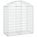 Coș gabion arcuit, 100x50x100/120 cm, fier galvanizat - WALTI WALTI