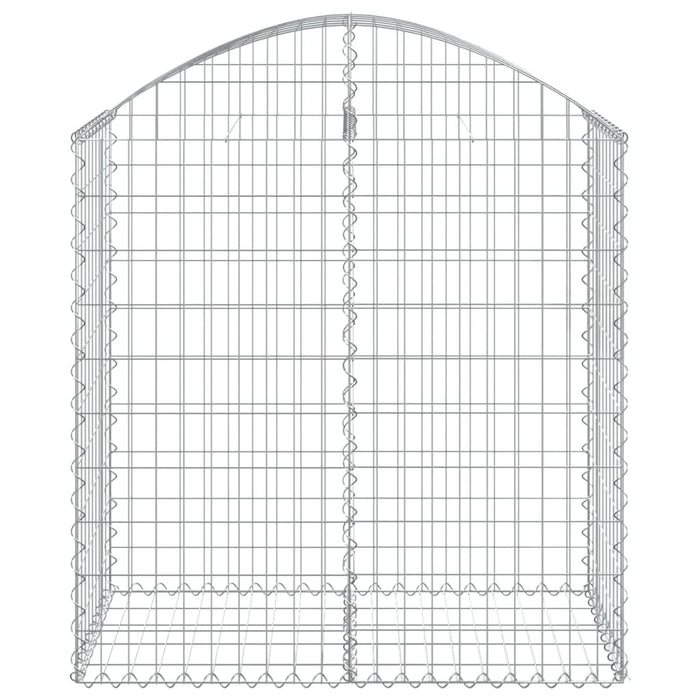 Coș gabion arcuit, 100x50x100/120 cm, fier galvanizat - WALTI WALTI