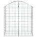 Coș gabion arcuit, 100x50x100/120 cm, fier galvanizat - WALTI WALTI