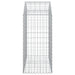 Coș gabion arcuit, 100x50x100/120 cm, fier galvanizat - WALTI WALTI