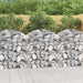 Coș gabion arcuit, 100x50x100/120 cm, fier galvanizat - WALTI WALTI