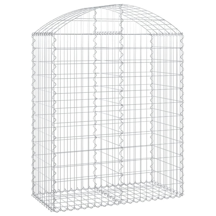Coș gabion arcuit, 100x50x120/140 cm, fier galvanizat - WALTI WALTI