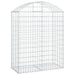 Coș gabion arcuit, 100x50x120/140 cm, fier galvanizat - WALTI WALTI
