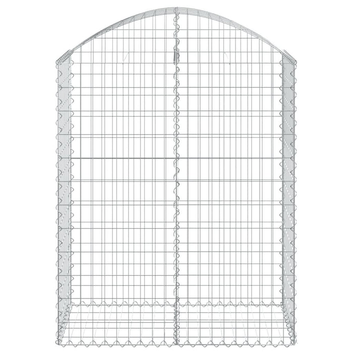 Coș gabion arcuit, 100x50x120/140 cm, fier galvanizat - WALTI WALTI