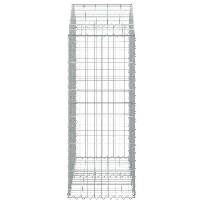Coș gabion arcuit, 100x50x120/140 cm, fier galvanizat - WALTI WALTI