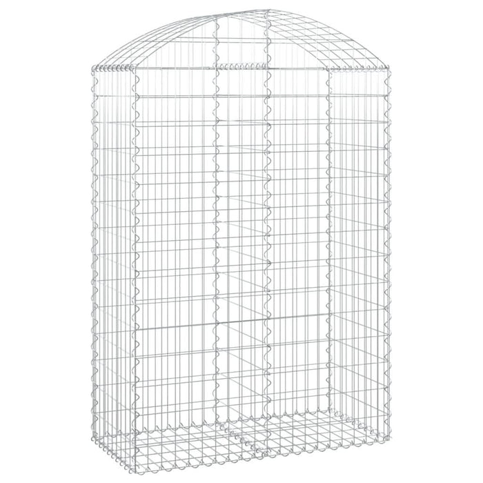 Coș gabion arcuit, 100x50x140/160 cm, fier galvanizat - WALTI WALTI