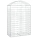 Coș gabion arcuit, 100x50x140/160 cm, fier galvanizat - WALTI WALTI