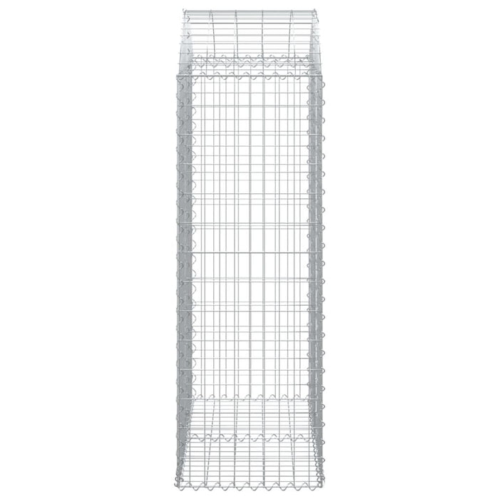 Coș gabion arcuit, 100x50x140/160 cm, fier galvanizat - WALTI WALTI