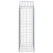 Coș gabion arcuit, 100x50x140/160 cm, fier galvanizat - WALTI WALTI