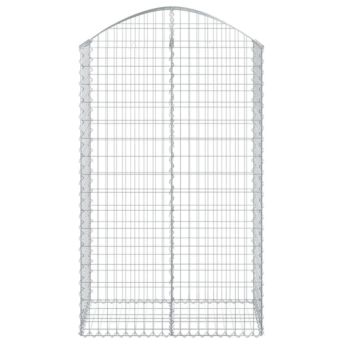 Coș gabion arcuit, 100x50x160/180 cm, fier galvanizat - WALTI WALTI