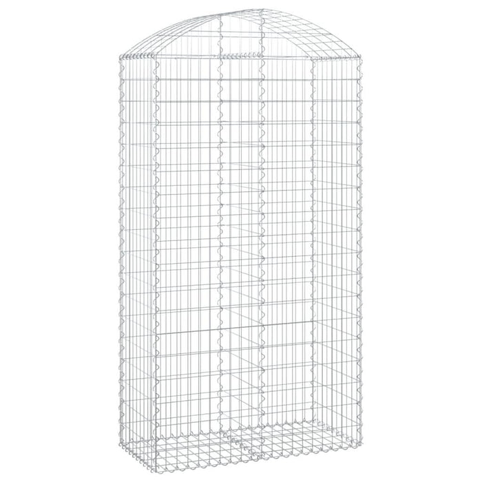 Coș gabion arcuit, 100x50x180/200 cm, fier galvanizat - WALTI WALTI