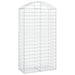 Coș gabion arcuit, 100x50x180/200 cm, fier galvanizat - WALTI WALTI
