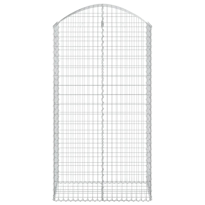 Coș gabion arcuit, 100x50x180/200 cm, fier galvanizat - WALTI WALTI