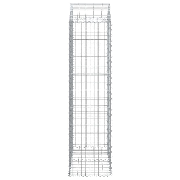 Coș gabion arcuit, 100x50x180/200 cm, fier galvanizat - WALTI WALTI