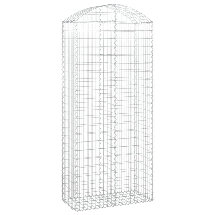 Coș gabion arcuit, 100x50x220/240 cm, fier galvanizat - WALTI WALTI