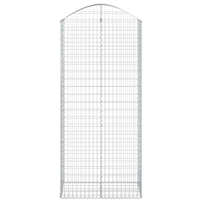 Coș gabion arcuit, 100x50x220/240 cm, fier galvanizat - WALTI WALTI
