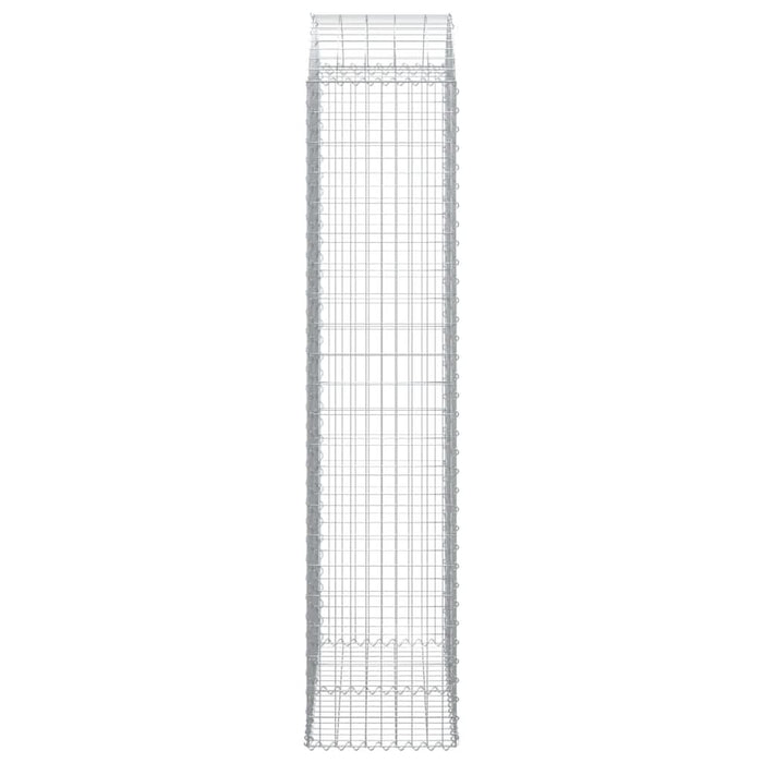 Coș gabion arcuit, 100x50x220/240 cm, fier galvanizat - WALTI WALTI