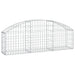 Coș gabion arcuit, 150x30x40/60 cm, fier galvanizat - WALTI WALTI