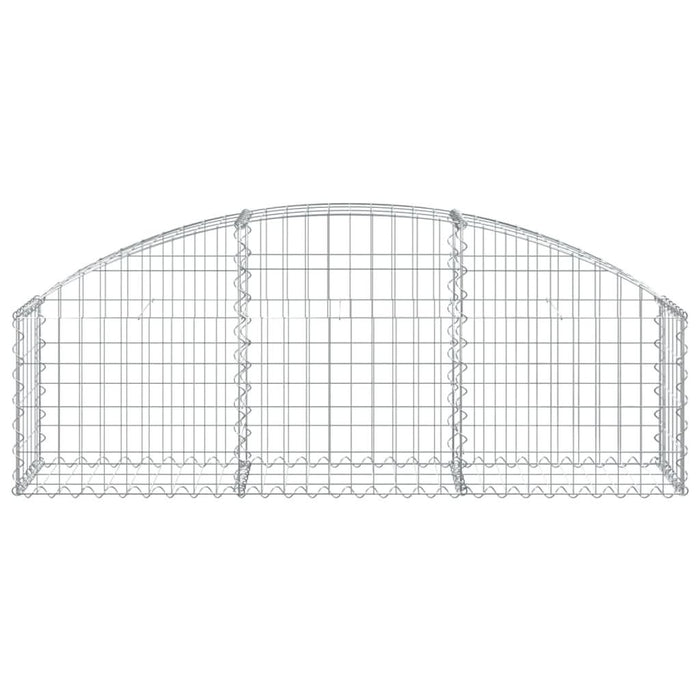 Coș gabion arcuit, 150x30x40/60 cm, fier galvanizat - WALTI WALTI