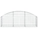 Coș gabion arcuit, 150x30x40/60 cm, fier galvanizat - WALTI WALTI