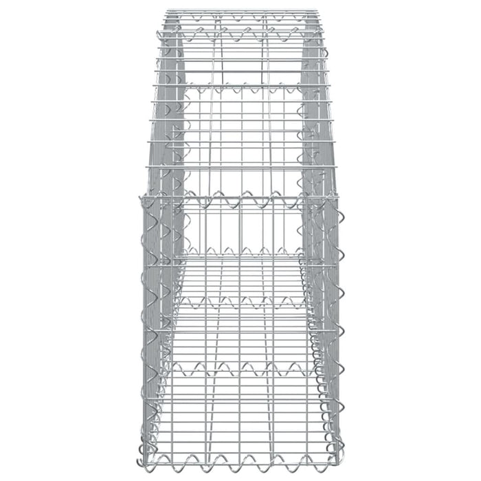 Coș gabion arcuit, 150x30x40/60 cm, fier galvanizat - WALTI WALTI
