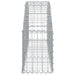 Coș gabion arcuit, 150x30x40/60 cm, fier galvanizat - WALTI WALTI
