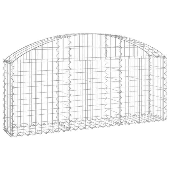 Coș gabion arcuit, 150x30x60/80 cm, fier galvanizat - WALTI WALTI