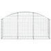 Coș gabion arcuit, 150x30x60/80 cm, fier galvanizat - WALTI WALTI