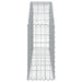 Coș gabion arcuit, 150x30x60/80 cm, fier galvanizat - WALTI WALTI
