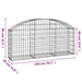 Coș gabion arcuit, 150x30x60/80 cm, fier galvanizat - WALTI WALTI