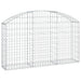 Coș gabion arcuit, 150x30x80/100 cm, fier galvanizat - WALTI WALTI