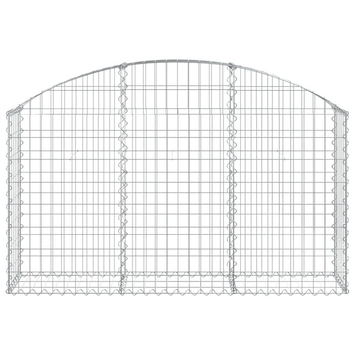 Coș gabion arcuit, 150x30x80/100 cm, fier galvanizat - WALTI WALTI
