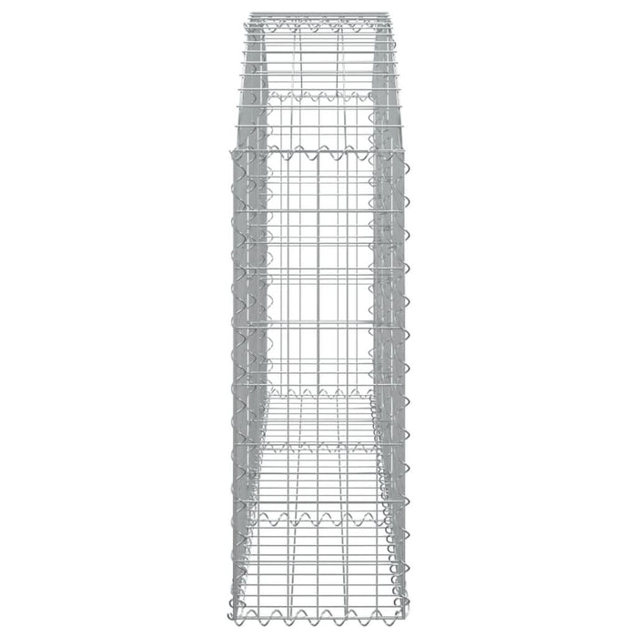 Coș gabion arcuit, 150x30x80/100 cm, fier galvanizat - WALTI WALTI